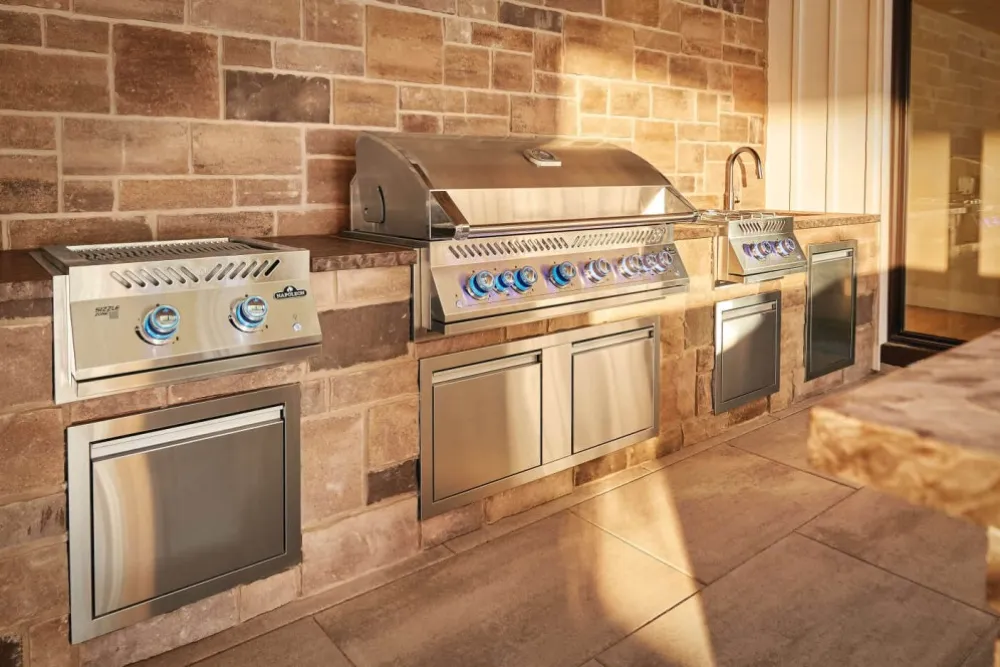 moduł konstrukcyjny do montażu grilla Napoleon do zabudowy